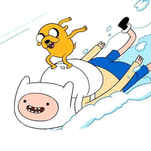 Finn the Human color-memory reference with the backpack color removed